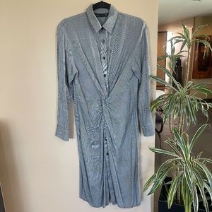 Zara Career Work Dress black/white Sz:S